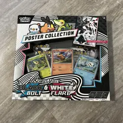 Pokemon TCG SV Black Bolt & White Flare Poster Collection - Image 1