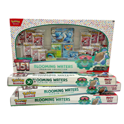 Lot of (4) Pokemon TCG 151 MEW EN Blooming Waters Premium Collection Boxes NEW - Image 1