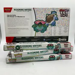 Lot of (4) Pokemon TCG 151 MEW EN Blooming Waters Premium Collection Boxes NEW - Image 2