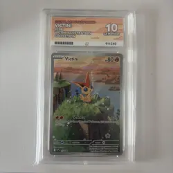 Pokemon Victini SVP 208 Black Star Promo ACE 10 Gem Mint - Image 1
