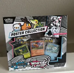 Pokemon Black Bolt White Flare Poster Collection Sealed NEW FAST SHIPPING 🔥 - Image 1