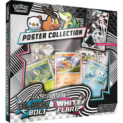 POKEMON SV10.5 BLACK BOLT WHITE FLARE POSTER COLLECTION BOX SEALED - Image 3