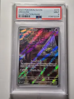 2023 POKEMON SCARLET & VIOLET #210 DROWZEE PSA 9 - Image 1