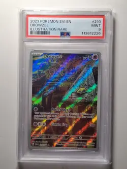 2023 POKEMON SCARLET & VIOLET #210 DROWZEE PSA 9 - Image 2