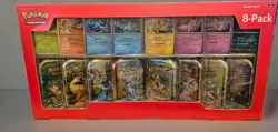 Pokemon TCG Prismatic Evolutions Costco Mini Tins 8 Pack - New Sealed UK - Image 1