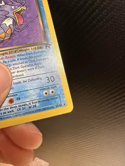 Pokemon TCG Dark Gyarados 25/82 Unlimited Non Holo Rare - Image 3