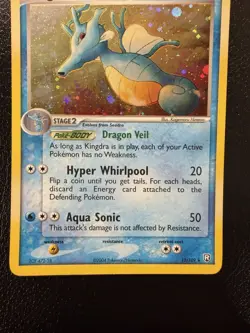 Pokemon Kingdra 12/109 - Team Rocket Returns Holo MP - Image 3