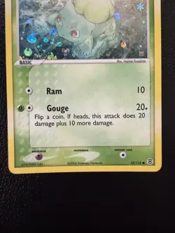 Bulbasaur - 55/112 Fire Red & Leaf Green Reverse Holo Pokemon - MP - Image 4