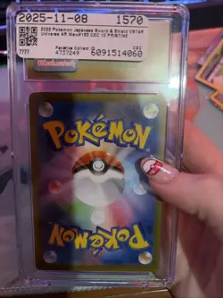 Pokemon TCG Mew 183/172 VSTAR Universe Art Rare Holo CGC Pristine 10 2022 - Image 2