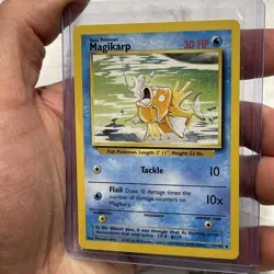 Pokemon TCG Magikarp Base 35/102 Regular Vintage Uncommon Pokemon NM Vtg WOTC - Image 2