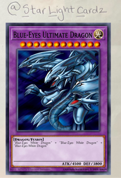 Blue Eyes Ultimate Dragon RA03-EN178 Platinum Secret Rare 1st Ed YuGiOh - Image 1