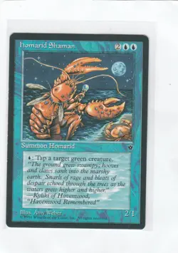 Homarid Shaman Fallen Empires mtg Magic the Gathering - Image 1