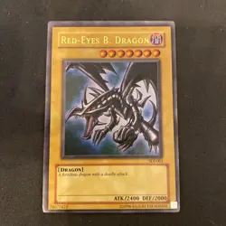 Red-Eyes B. Dragon SDJ-001 Unlimited Ultra Rare FOIL/HOLO BLEED ERROR - Image 1