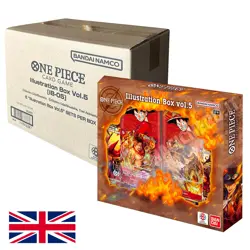 ONE PIECE Card Game IB-05 Illustration Box Vol.5 CASE (6 Boxes) ENGLISH Sealed ✅ - Image 1