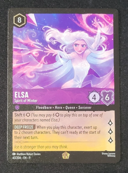Elsa Spirit of Winter 43/204 Disney Lorcana Fabled Legendary Non Foil - Image 1