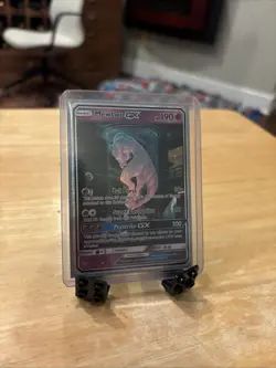 Pokemon TCG Mewtwo GX Secret Rare Shining Legends 76/73 Full Art Card - Image 1