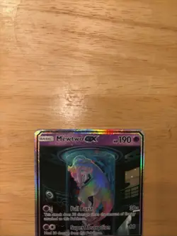 Pokemon TCG Mewtwo GX Secret Rare Shining Legends 76/73 Full Art Card - Image 3