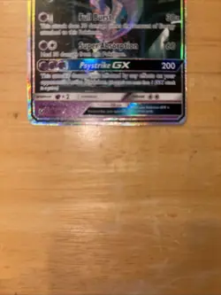 Pokemon TCG Mewtwo GX Secret Rare Shining Legends 76/73 Full Art Card - Image 4