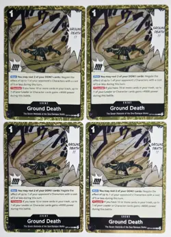 Ground Death OP14-096 Event x4 (Set Of 4)| One Piece Card Game English - Image 1