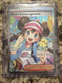 Pokemon Rosa's Encouragement Full Art Ultra Rare Trainer Card 123/088 English - Image 1