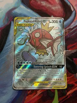 Magikarp & Wailord GX 161/181 Ultra Rare Team Up Pokemon Card - DMG - Image 3