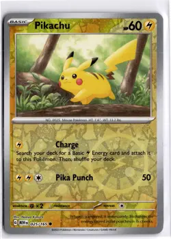 Pikachu - (Reverse Cosmos Holo) (Costco Exclusive) Common Miscellaneous Cards & - Image 1