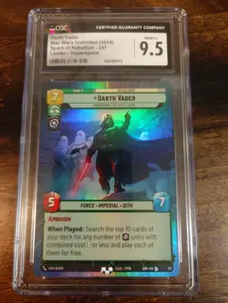 Star Wars: Unlimited Spark of Rebellion Darth Vader - Commanding the First Legio - Image 1