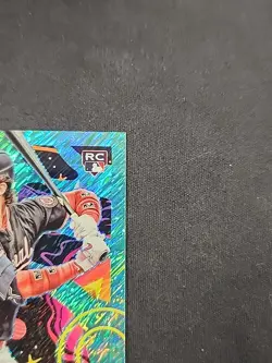 2025 Topps Cosmic Chrome - Robert Hassell III (RC) - Aqua Equinox Refractor /199 - Image 3