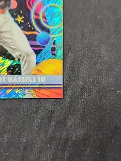 2025 Topps Cosmic Chrome - Robert Hassell III (RC) - Aqua Equinox Refractor /199 - Image 5