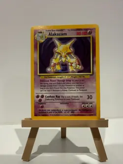 Pokemon - Alakazam - Base Set (Unlimited) - 1/102 - LP - MP - Holo Rare - Image 1