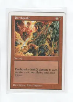 Earthquake 5th edition mtg magic the gathering - Image 1