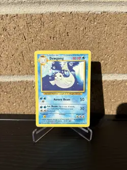 Pokemon TCG Dewgong Base Set 25/102 Regular Unlimited Uncommon MP - Image 1