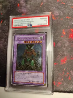 Elemental Hero Wild Wingman 1st Edition Yu-Gi-Oh EOJ-EN035 Ultimate Rare PSA 7 - Image 1
