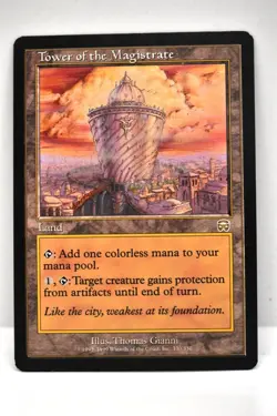 MTG, TOWER OF THE MAGISTRATE, MERCADIAN MASQUES, NM, NEVER BEEN PLAYED - Image 1