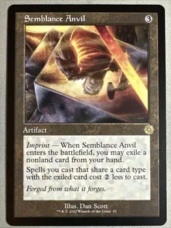 MTG / Semblance Anvil / BRR / #52 / Regular / Rare / NM - Image 1