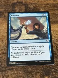 Unwind x1 *FOIL* MTG Dominaria 1x Magic Near Mint NM - Image 2