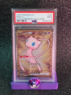 2023 POKEMON 151 ULTRA-PREM COLL #205 MEW EX PSA 9 - Image 1
