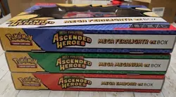 Pokemon Mega Evolution Ascended Heroes Ex Box Set of 3 Factory Sealed - Image 5