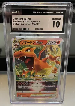 2022 Pokemon Charizard VSTAR Japanese VSTAR Universe CGC 10 Gem Mint 014/172 - Image 1