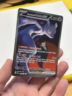 Team Rocket's Mewtwo EX 281/217 Secret Rare Ascended Heroes Pokemon TCG NM - Image 2