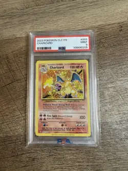Charizard Classic Collection CLC EN Holo Pokemon PSA 9 MINT 003/03 - Image 1