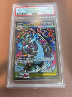 Mega Charizard X EX 23 UPC PSA 10 2025 Pokemon Mega Black Star Promo Phantasmal - Image 1