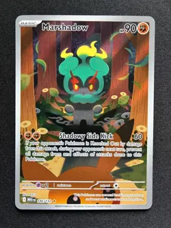 Pokemon Marshadow Illustration Rare Holo 146/132 Me01 Mega Evolution - Image 1