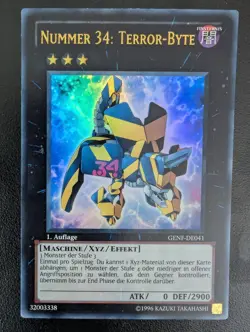 Nummer 34: Terror-Byte GENF-DE041 Ultra Rare Deutsch NM YUGIOH - Image 1