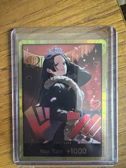 Bandai One Piece Card Game EB-03 Gold Foil Boa Hancock Gold Don - Image 1