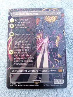 MTG - Summon: Bahamut Borderless - Final Fantasy MINT PACK FRESH - Image 1