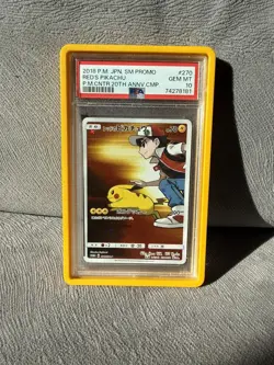 Red's Pikachu 270/SM-P PSA 10 2018 Pokemon Center 20th Anniversary Japanese Card - Image 1
