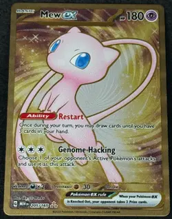 Mew ex - (151 Metal Card) SV: Scarlet & Violet 151 205/165 NM - Image 1