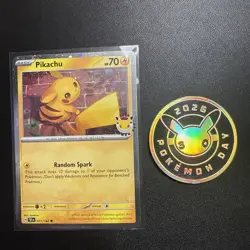 Pikachu (Pokemon Day 2026) 051/162 Miscellaneous Cards & Products Holo - Image 1