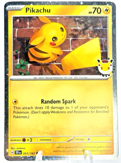 Pikachu Pokemon Day 2026 Promo Card 051/162 with Coin - Image 2